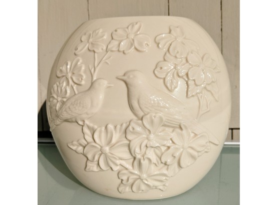 Four Seasons Lennox Vase  The Dove And The Dogwood Tree.