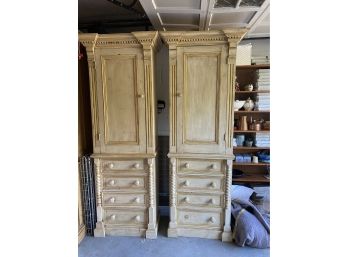 Fabulous Pair Country French Extra Tall Dressers - Great Style With Great Storage!!