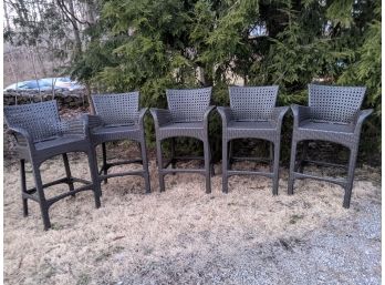 High Quality Designer Grange Indoor Outdoor Barstools In Excellent Condition