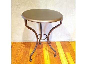 Small Bronze Round Side Table