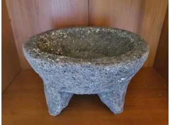 Authentic Molcajete 9' Wide Stone Bowl, Tejolete (pestle) Not Included