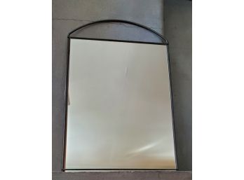 Modern Hanging Mirror With Metal Finish