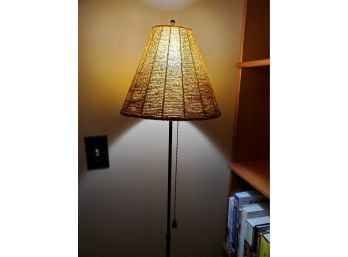 Beautiful! Beaded Shade Floor Lamp - Works!