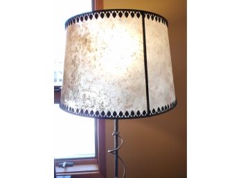 Stonewall Ironworks - Wrought-Iron Leaf Motif Floor Lamp - Gorgeous Shade