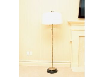 Marble And Solid Brass Floor Lamp 2 0f 2