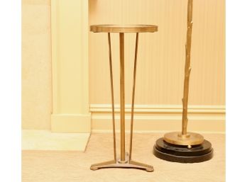 Brass And Mirror Top End Tables 2 Of 2