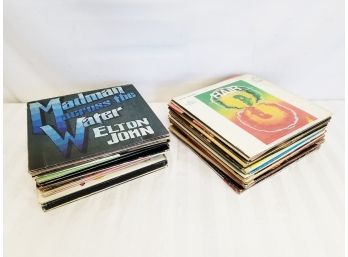 Mostly 70's Vinyl LP Records: Dionne Warwick, Frank Sinatra, Elton John, Sonny & Cher, Phil Collins & More!