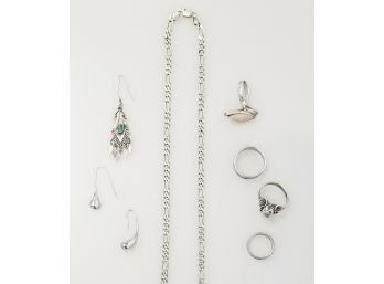 Mixed Selection Of Sterling Silver Jewelry