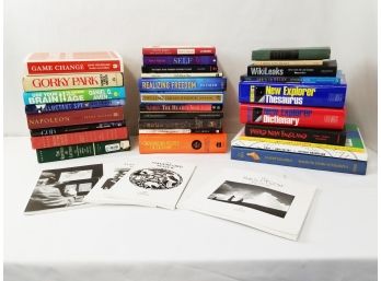 Nice Selection Of Thirty-Four Books: Self-Help, Fiction, Non-Fiction