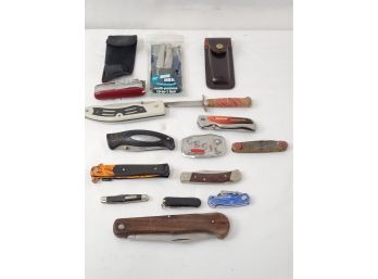Pocket Knife Lot - Schrade, Imperial, Milano, PIC, Frost And More