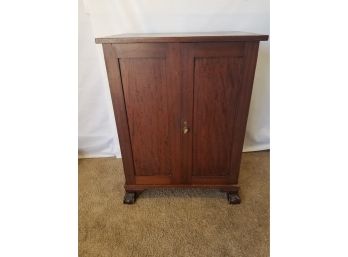 Very Unique Vintage Wood Made In England Bar Gaming Cabinet
