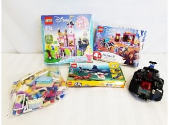 Mixed Lot Of Legos: Disney Princess, Frozen II, Remote Control Car, Creator & Random Pieces