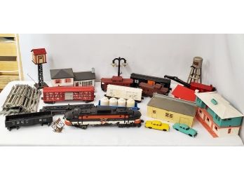 Vintage Lionel Trains And Accessories And More - New Haven Line Locomotive, Water Tower, MAR Toys And More