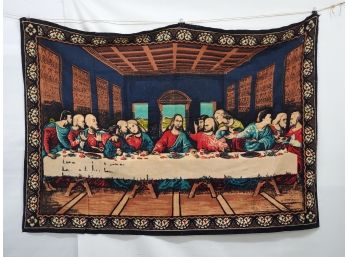 The Last Supper Chenille Wall Tapestry Hanging