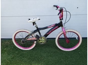 Girls Genesis Spy Girl Pink & Black BMW Style Bike