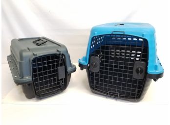 Two Small Pet/Cat Carriers: Petmate & Grreat Choice