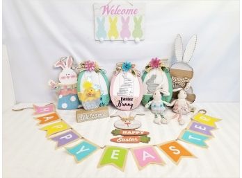 Mixed Lot Of Spring & Easter Home Decor