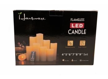 Flameless LED Remote Control Candles - In Box