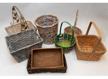 Collection Of Woven Baskets