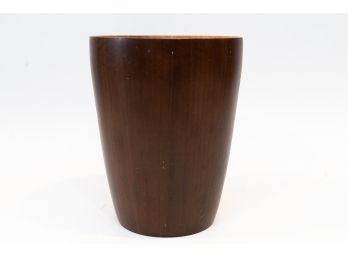 Wooden Waste Paper Basket - Possibly Bamboo