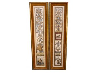 Gorgeous Framed Trompe Loeil  Prints  -A Pair