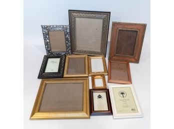 Large Collection Of Picture Frames, One Vintage