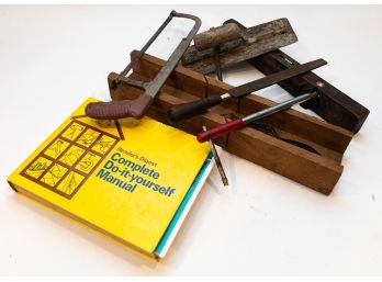 Collection Of Vintage Tools And Readers Digest Complete Do-It-Yourself Manual