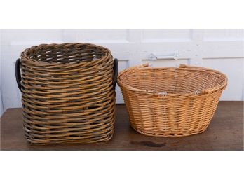 Woven Baskets With Handles