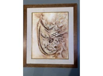 3D Sculpted Textured Artwork By Delia Martino Gervaso, Signed