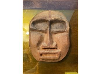 Hand Carved Wooden Tribal Folk Art Mask