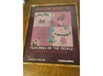 Rare Harlem Week 83 Poster Featuring We The People