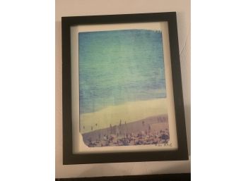 Vintage Photographic Print, Beach Scene, Signed Limited Edition