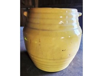 Antique York P Pfaltzgraff Yellow Salt Glaze Crock