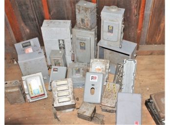 Large Lot Of Smaller Electrical Boxes