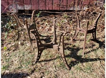 Three Antique Cast Iron Stands - Barn Find!!