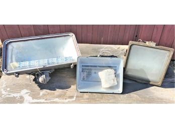 Set Of Three Industrial Lights