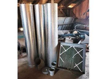 Assorted Sheet Metal, Vents & Dampers