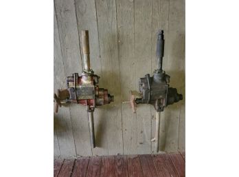 Two Vintage Chicago Pneumatic Power Vane Heavy Duty Drills