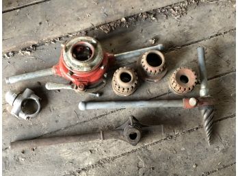 Assortment Of Commercial Ridgid Tap And Dye Attachments