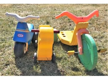 Set Of Three Childrens Ride On Toys  Playschool, Little Tikes & Big Wheel