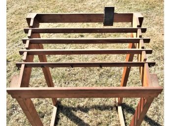 Wooden Vintage Shop Rack