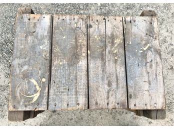 Vintage Homemade Wooden Bench