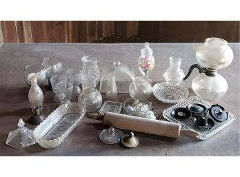 Vintage & Mid Century Glass Kitchen & Dining Lot