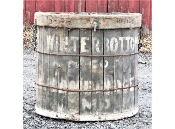 Winter Bottom Antique Galvanized Barrel Seal Shipt