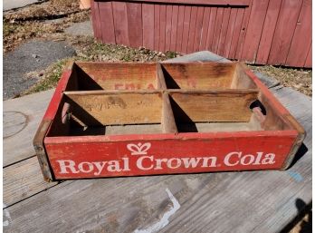 Rare 1963 Vintage Wood RC Royal Crown Cola Bottle Crate