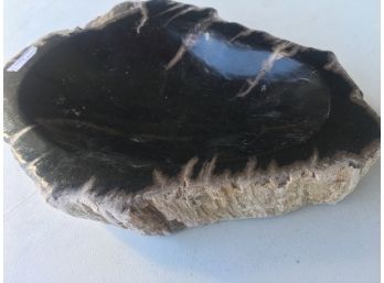 6 1/2 Lb Petrified Wood Dish