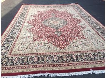 10x14 Virgin Wool Hand Knotted Rug