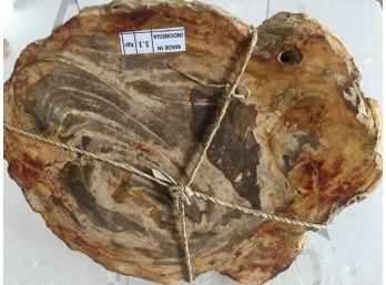 2Lb .7oz Petrified Wood Cheesetray