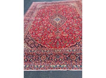 Kashan Hand Knotted Persian Rug