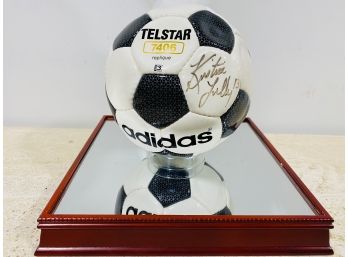 Signed Soccer Ball By Women's Soccer Star Kristine Lilly